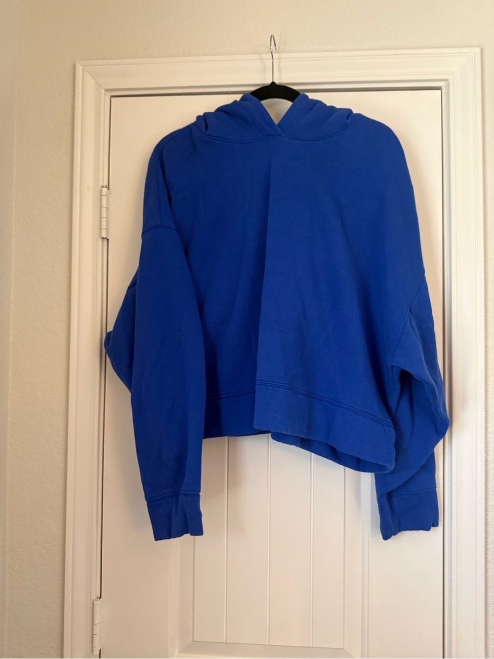 Old Navy Royal Blue Women's Hooded Crewneck Sweater